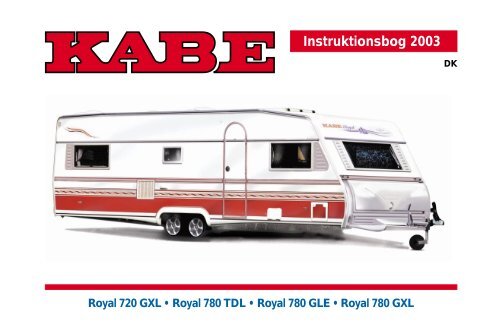 Instr.bok 2003 Royal (DK) - Kabe