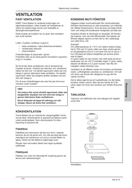 instruktionsbok - Kabe