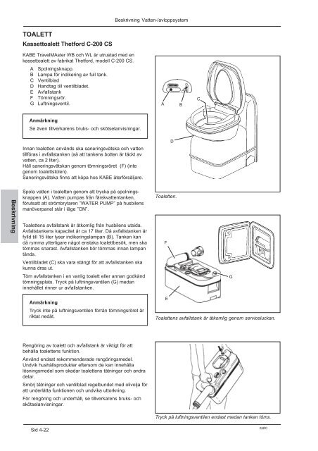 instruktionsbok - Kabe