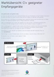 HD Modul (CI+) - Kabel BW