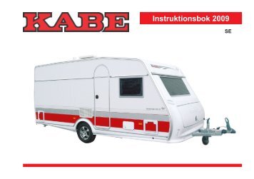 Instruktionsbok 2009 - Kabe