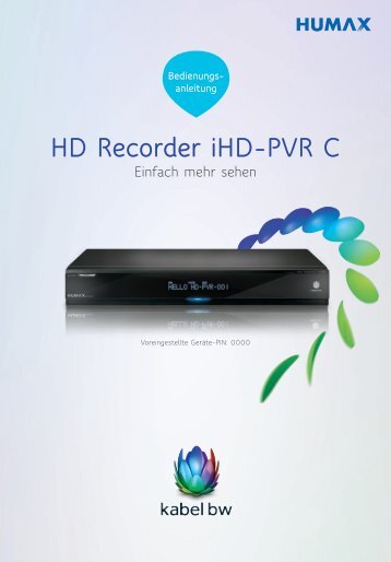 HD Recorder iHD-PVR C - Kabel BW