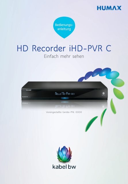 HD Recorder iHD-PVR C - Kabel BW