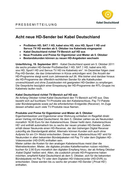 Download (PDF, 43 KB) - Kabel Deutschland