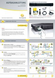 Aufbauanleitung Digitaler HD-Video-Recorder - Kabel Deutschland