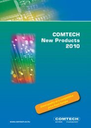 COMTECH New Products 2010 - KABELKON