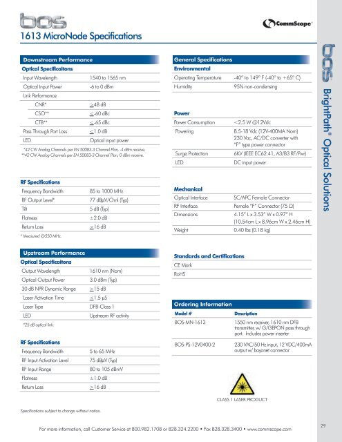 BrightPathÂ® Optical Solutions Product Catalog ... - KABELKON