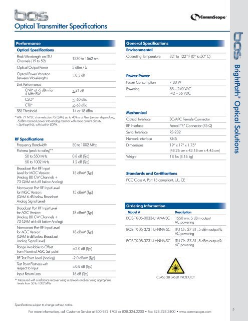 BrightPathÂ® Optical Solutions Product Catalog ... - KABELKON