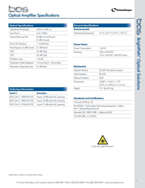 BrightPathÂ® Optical Solutions Product Catalog ... - KABELKON