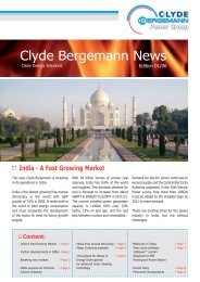 India - A Fast Growing Market - Clyde Bergemann Power Group