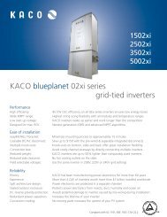 KACO blueplanet 02xi series grid-tied inverters - KACO new energy ...