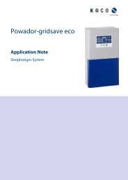 Powador-gridsave eco - KACO new energy
