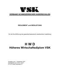 Höheres Wirtschaftsdiplom VSK - Verband Schweizerischer ...