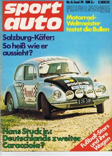 Porsche Salzburg Ausverkauf Sport Auto 06|74