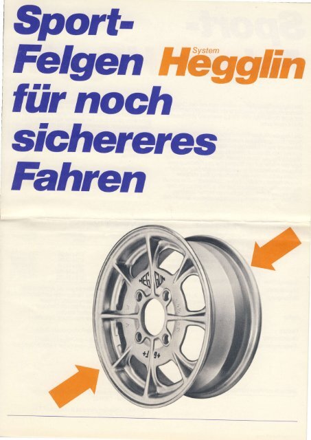 Hegglin Felgen Produktblatt