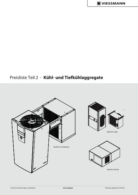 Preisliste 0111 - KÃ¤lte Berlin