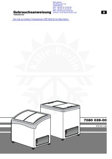 Liebherr Verkaufstruhe GTE 3002-21 - KÃ¤lte Berlin