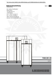 Liebherr Labor Tiefkühlschrank LGPv 6520 ... - Kälte Berlin