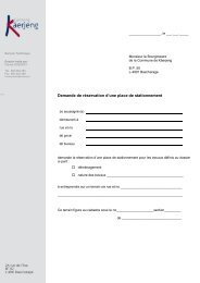 Demande de rÃ©servation d'une place de stationnement - KÃ¤erjeng