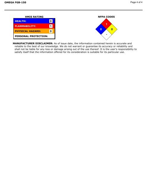 Omega Food Grade 150 Fluid - kaeser