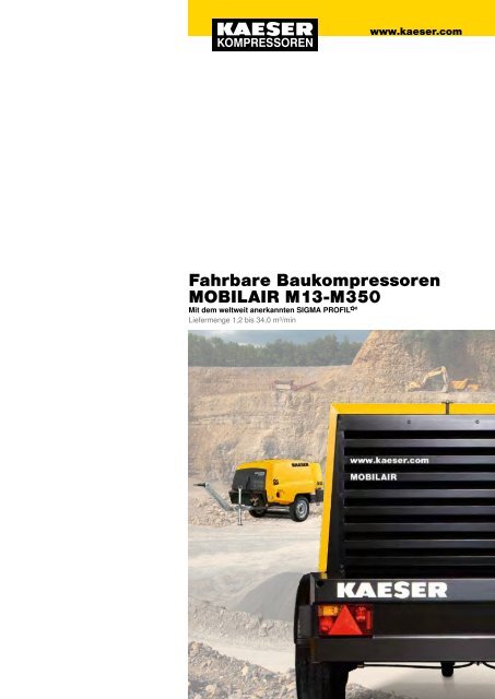 MOBILAIR Gsamtprospekt - KAESER KOMPRESSOREN GmbH