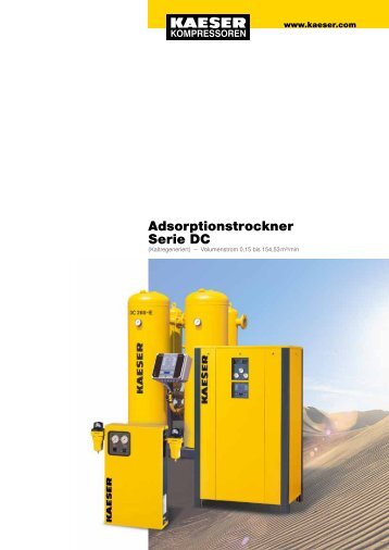 Adsorptionstrockner Serie DC - KAESER KOMPRESSOREN GmbH