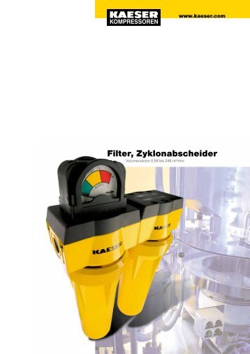 Filter, Zyklonabscheider - KAESER KOMPRESSOREN GmbH