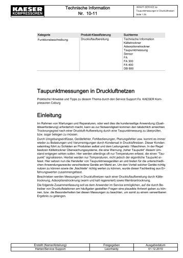 Paragraph 2 - KAESER KOMPRESSOREN GmbH