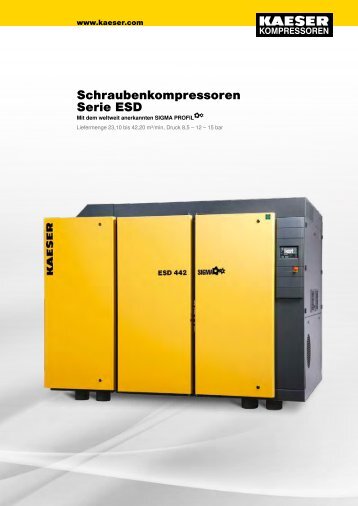 ESD 200–250 kW - KAESER KOMPRESSOREN GmbH