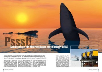 Pssst! Schallschutz für Meeressäuger mit Mobilair M350 - KAESER ...