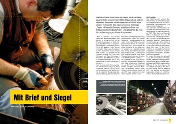 Mit Brief und Siegel - KAESER KOMPRESSOREN GmbH