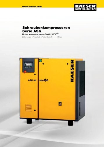 ASK 15–22 kW - KAESER KOMPRESSOREN GmbH