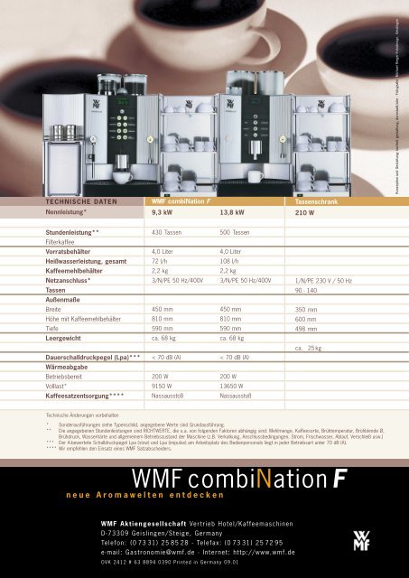 WMF combiNation F - Kaffeevollautomaten.org