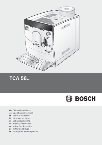 TCA 58.. - Bosch