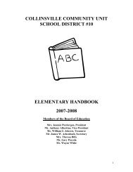 collinsville community unit school district #10 elementary handbook ...