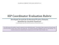 IEP Coordinator Rubric - Collinsville Community Unit School District ...