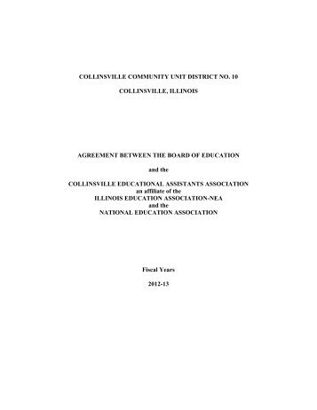 2012-2013 CEAA Contract - (PDF) - Collinsville Community Unit ...