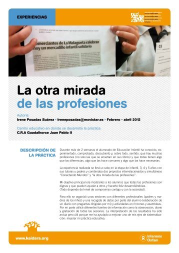 La otra mirada de las profesiones - Kaidara