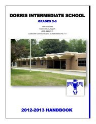 Dorris Intermediate School - (PDF) - Collinsville Community Unit ...