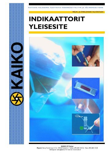 Kemialliset-ja biologiset indikaattorit - Kaiko