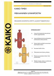 KAIKO-TIMEX MEKAANINEN ILMANPOISTIN