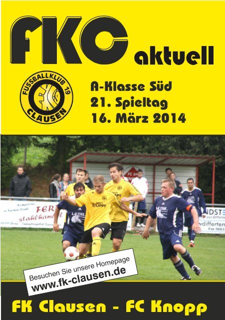 FKC Aktuell - 21. Spieltag - Saison 2013/2014