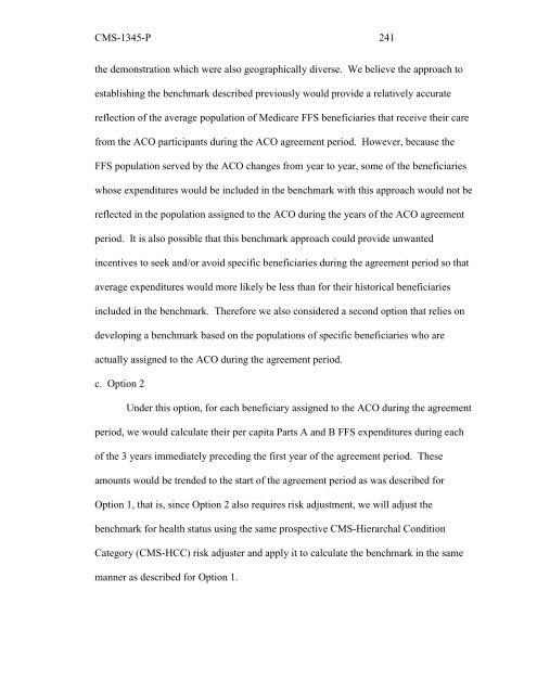 (ACO) regulations - American Society of Anesthesiologists