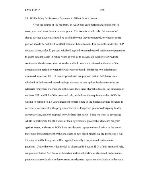 (ACO) regulations - American Society of Anesthesiologists