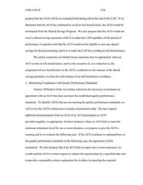 (ACO) regulations - American Society of Anesthesiologists