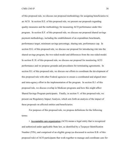 (ACO) regulations - American Society of Anesthesiologists