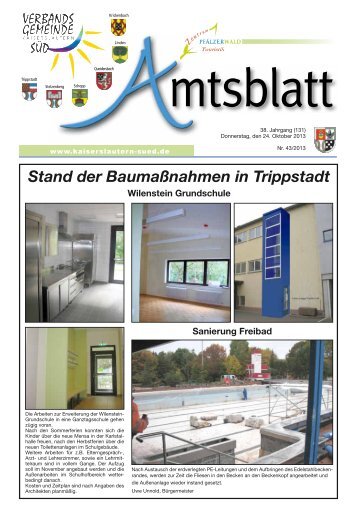 Ausgabe Nr. 43 vom 24.10.2013 - Verbandsgemeinde ...