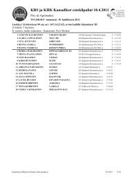 Tulokset - KRS