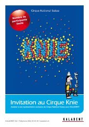 Invitation au Cirque Knie