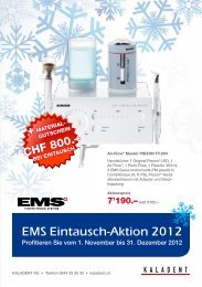 EMS Eintausch-Aktion 2012 - KALADENT AG